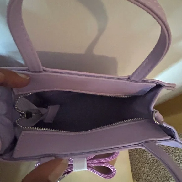 Lavender Strappy Heels and Handbag Set size 10 nwt - Picture 3 of 16